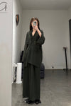 Samuel Gui Yang Folding Shirt AW22SH03-2 Ink green